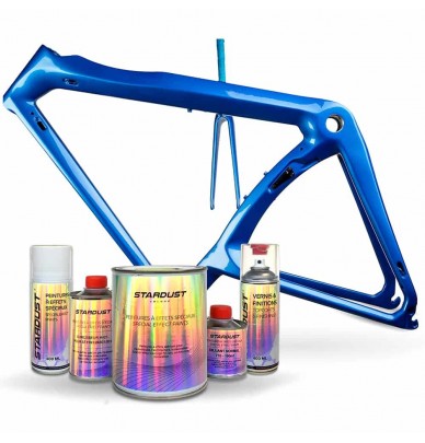 Complete pearlescent paint kit for bike