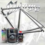 Chrome effect paint for bikes - complete kit in your choice of colors