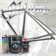 Chrome effect paint for bikes - complete kit in your choice of colors - STARDUST BIKE