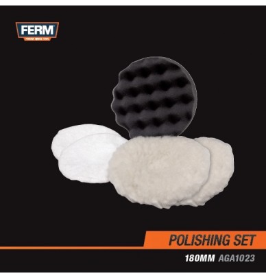Foams and polishing discs 180mm for polisher