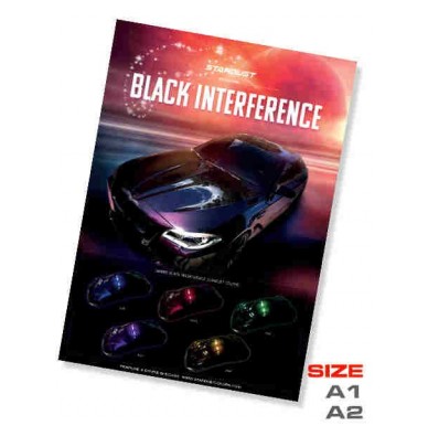 Poster Black interference