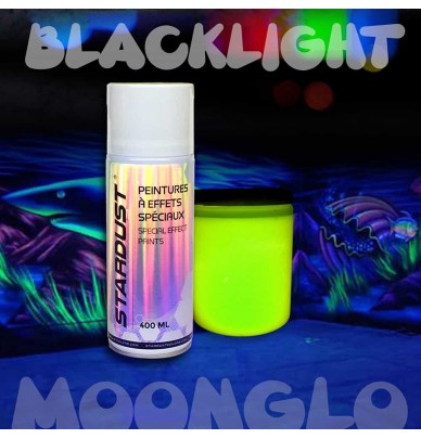 Invisible fluorescent spray paint