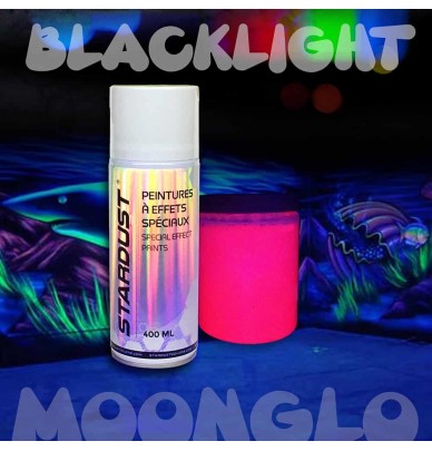 Invisible fluorescent spray paint