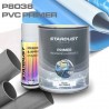 Reactive primer for PVC and plastics, clear or tinted