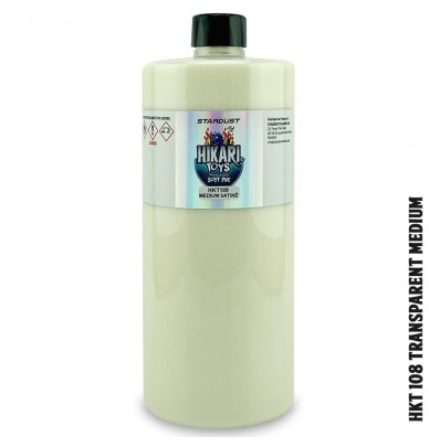 Medium transparent PVC vinyl 60ml - 250 ml - 1L