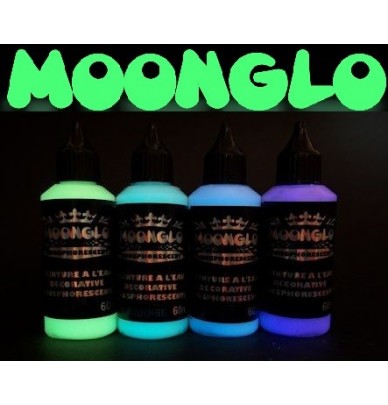 4 x 50ml SET phosphorescent paints