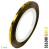 striping adhesive tape, chrome and holographic, 2mm x 20m roll