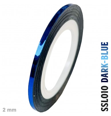 striping adhesive tape, chrome and holographic, 2mm x 20m roll