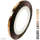 striping adhesive tape, chrome and holographic, 2mm x 20m roll