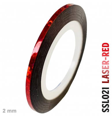 striping adhesive tape, chrome and holographic, 2mm x 20m roll