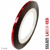 striping adhesive tape, chrome and holographic, 2mm x 20m roll