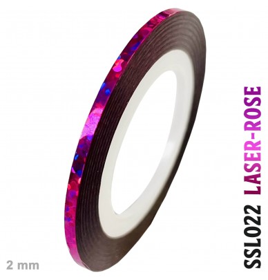 striping adhesive tape, chrome and holographic, 2mm x 20m roll