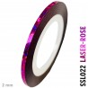 striping adhesive tape, chrome and holographic, 2mm x 20m roll