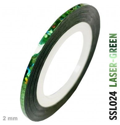 striping adhesive tape, chrome and holographic, 2mm x 20m roll