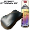 Bi-component matte aerosol spray topcoat - 2 matte or satin effects