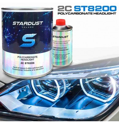 2K topcoat for ST8200 polycarbonate headlight optics