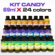 Set of 24 Concentrated Candy dyes in 69 ml or 250ml