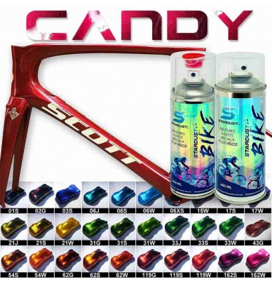 Candy spray paint for bikes - 23 shades Stardust Bike