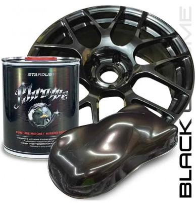 Black Chrome - Special metallic effect paint