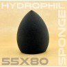 Hydrophilic sponge for body painting