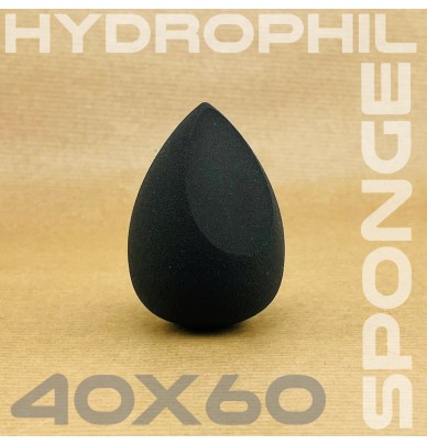 Hydrophilic sponge for body painting