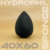 Hydrophilic sponge for body painting