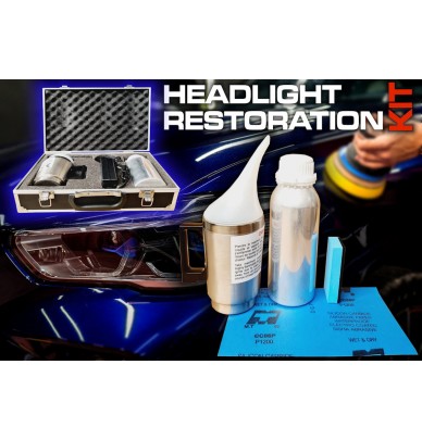 Car headlight renovation kit