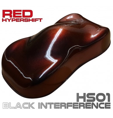 Black Interference bike paint kit - 6 colors