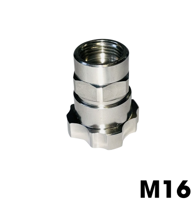 Stainless steel fittings for HVLP guns and ECO disposable cups