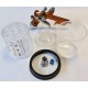 kit of 50 disposable cups for spray guns in 200 ml or 600 ml size