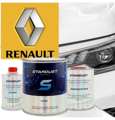 Renault colour code - 2K paint in aerosol spray or can with hardener