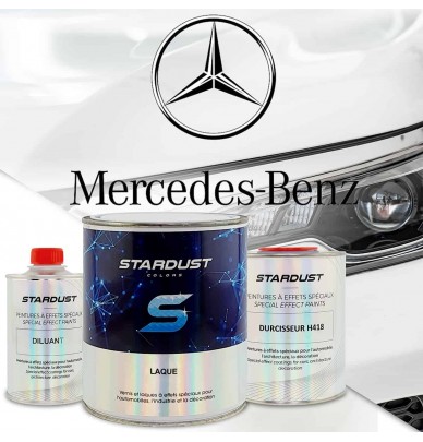 Mercedes colour code - 2K paint in aerosol spray or can with hardener