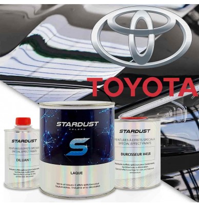 Toyota colour code - 2K paint in aerosol spray or can with hardener