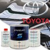 Toyota colour code - 2K paint in aerosol spray or can with hardener