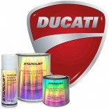 More about DUCATI motorcycle paints  –  Factory colours in 1K solvent-based basecoat