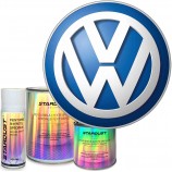 VOLKSWAGEN car paint code - Car colour code in 1K solvent-based basecoat