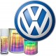 VOLKSWAGEN car paint code - Car colour code in 1K solvent-based basecoat