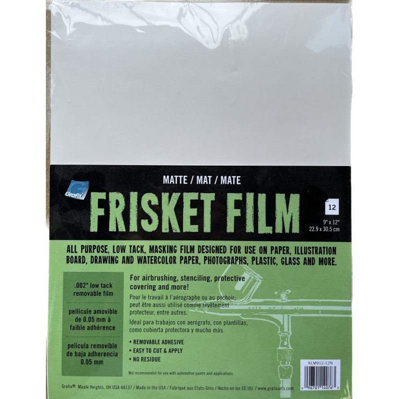Grafix All Purpose Frisket Film Sheets and Rolls