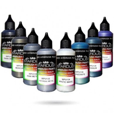 Pearl Metallic Series – 35 Airbrush Acrylic-Polyurethane Paints