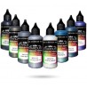 Pearl Metallic Series – 35 Airbrush Acrylic-Polyurethane Paints