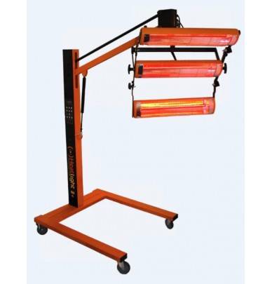 Mobile bodywork infrared lamp 3000W – with mobile arm and control