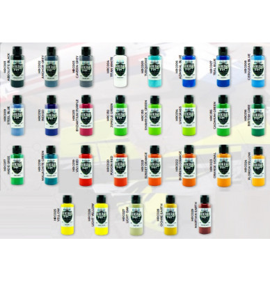 paints for RC model making on lexan - 29 Colors Racing HIKARI R/C