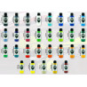 paints for RC model making on lexan - 29 Colors Racing HIKARI R/C