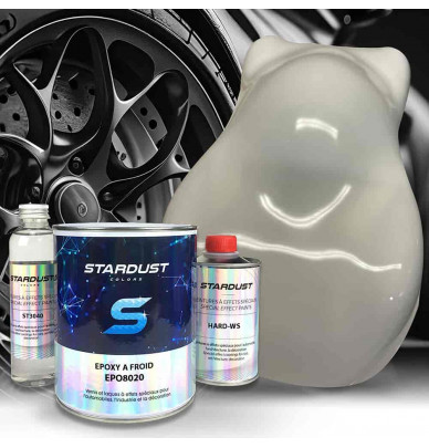 two-component cold epoxy paint for wheels and chassis