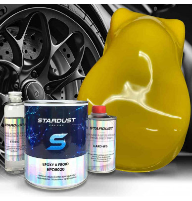 two-component cold epoxy paint for wheels and chassis