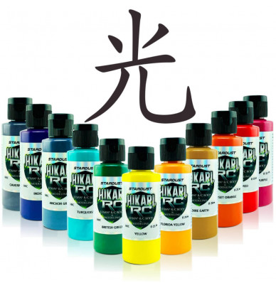 paints for RC model making on lexan - 29 Colors Racing HIKARI R/C