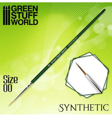 Synthetic brush for modeling painting and 3D printing GREEN SERIES range