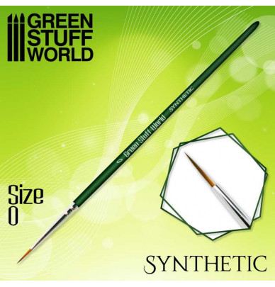 Synthetic brush for modeling painting and 3D printing GREEN SERIES range