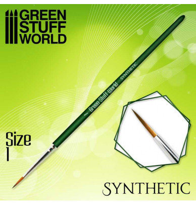 Synthetic brush for modeling painting and 3D printing GREEN SERIES range