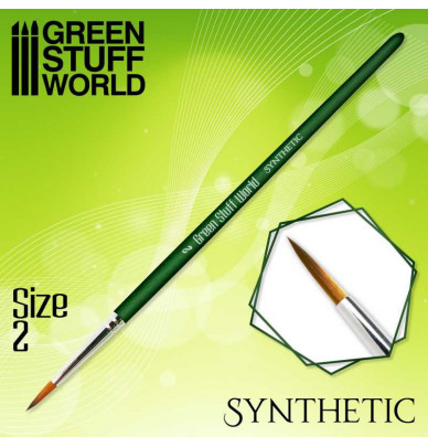 Synthetic brush for modeling painting and 3D printing GREEN SERIES range